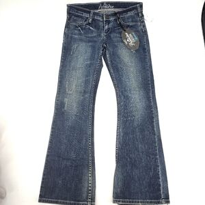 Vintage Rue 21 Premiere Denim Bootcut Jeans Size 7/8 Short NWT